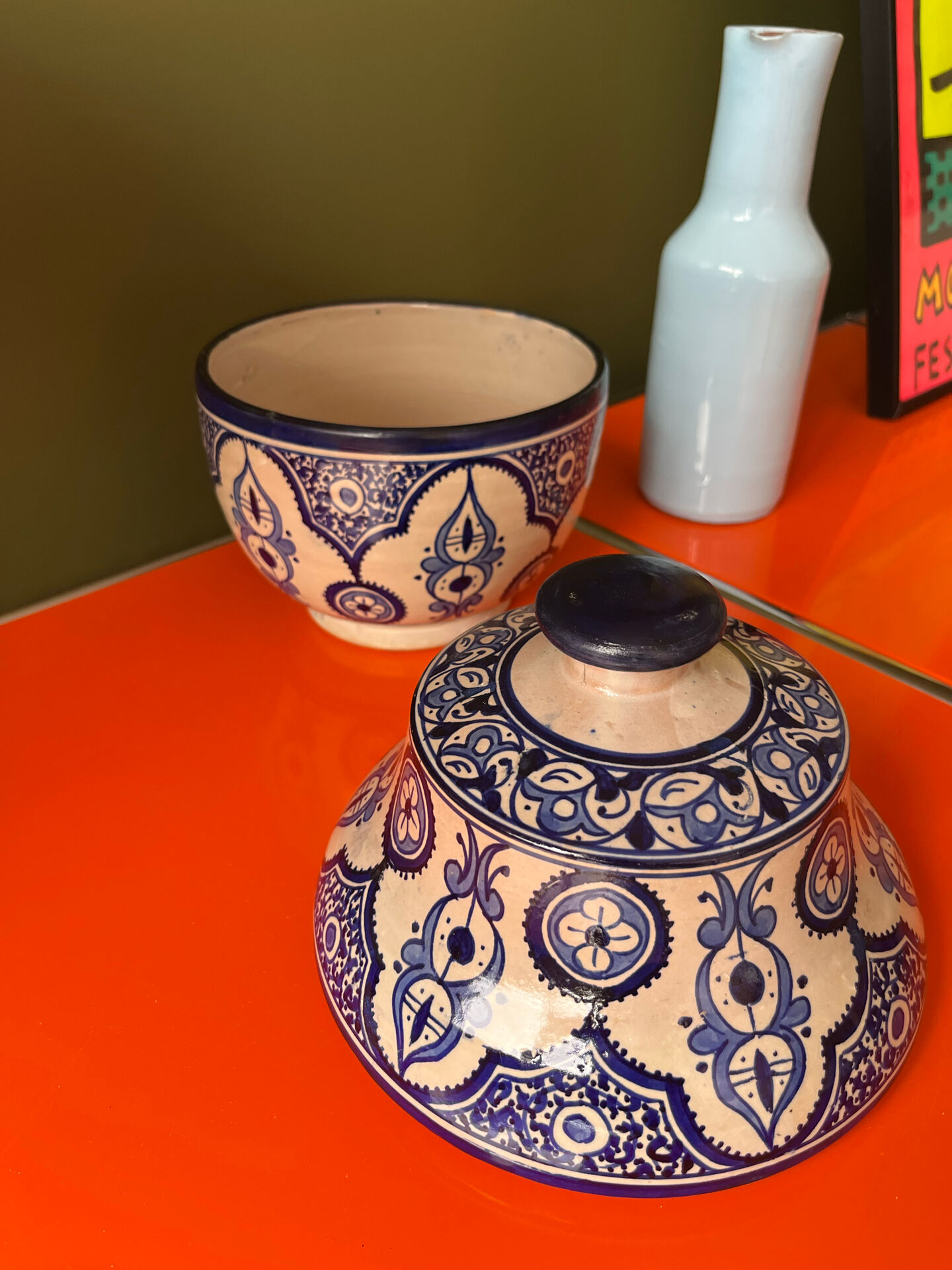 Ancient ceramic pot from Fès.