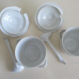 Sologne porcelain jam and sugar makers