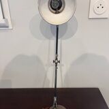 Vintage gray and black bakelite desk lamp