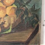 Orange oil canvas at the end of the 19th century