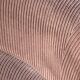 Chauffeuse d'angle vintage en velours marron
