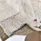 Tapis turc en laine fait main, vert foncé et blanc, 7 x 10 cm, 200 x 300 cm, SK 242094