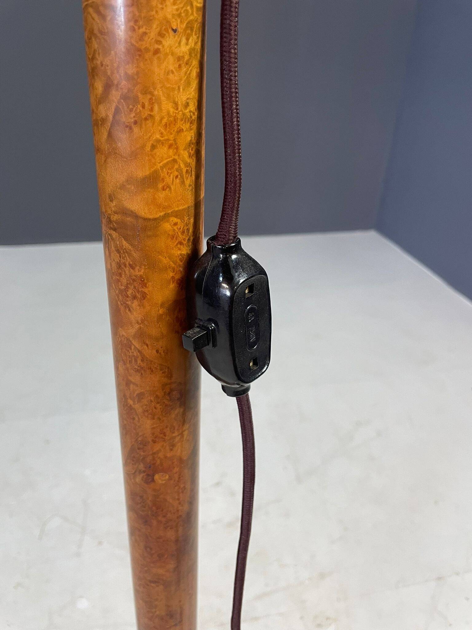 Halabala floor lamp, Czechoslovakia, 1930s – fully functional