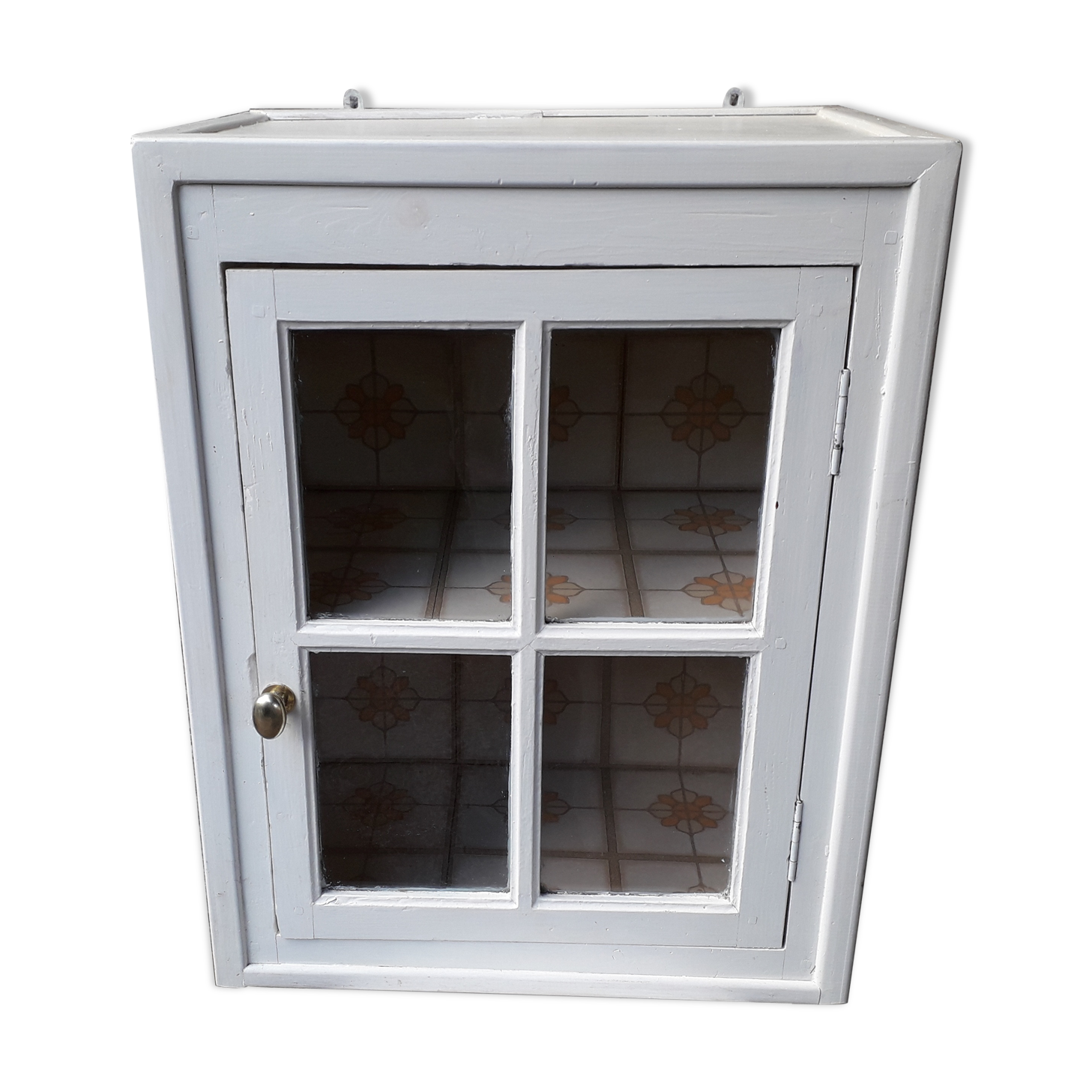 Showcase, vintage wall shelf