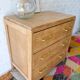 Oak chest of drawers