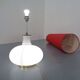 Floor lamp with illuminated glass stand from Doria Leuchten, 1960s.