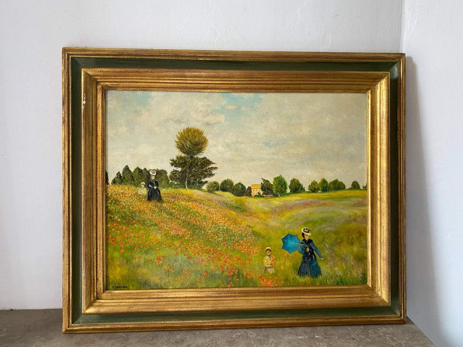 Landscape signed by the 20th century school