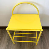 Yellow bedside table