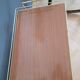 Console side table vinyl door
