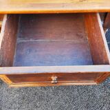 Antique Swiss table in solid walnut - 19th century