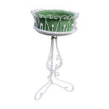 Wrought iron standing planter