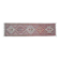 1970s Vintage Turkish Oushak Handmade Wool Cotton Purple Runner Rug 97x385