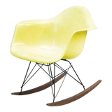 Rocking chair Lemon Yellow by Charles & Ray Eames - Herman Miller-1970