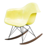 Rocking chair Lemon Yellow by Charles & Ray Eames - Herman Miller-1970