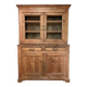 Antique two-body buffet in solid wood