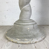 Twisted plaster column