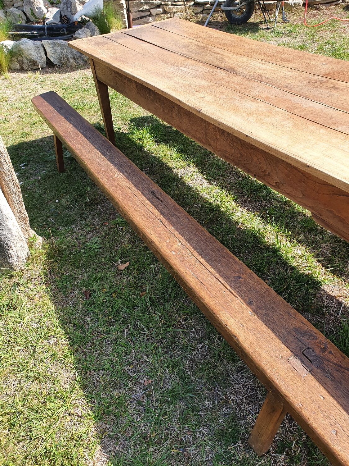 Farmhouse table ans benches