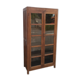 Armoire vitrée en bois