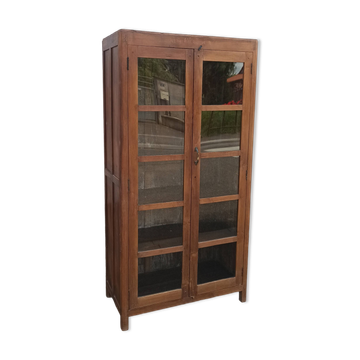 Wooden glass cabinet