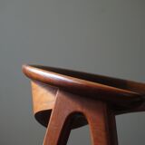 Armchair in teak by Erik Kirkegaard for Høng stolefabrik, model 52 "Compass Chair", mad