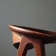 Armchair in teak by Erik Kirkegaard for Høng stolefabrik, model 52 "Compass Chair", mad