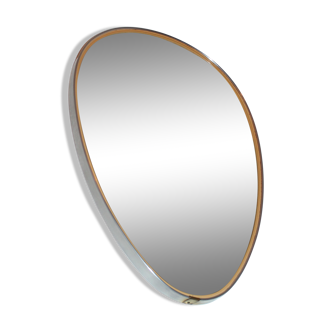 Miroir vintage forme libre 33-48cm moderniste 50's60's