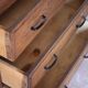 Commode bois 3 tiroirs, meuble de rangement, meuble ancien, art déco