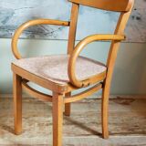 Fauteuil enfant  en bois courbé ancien