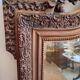 Old pediment mirror