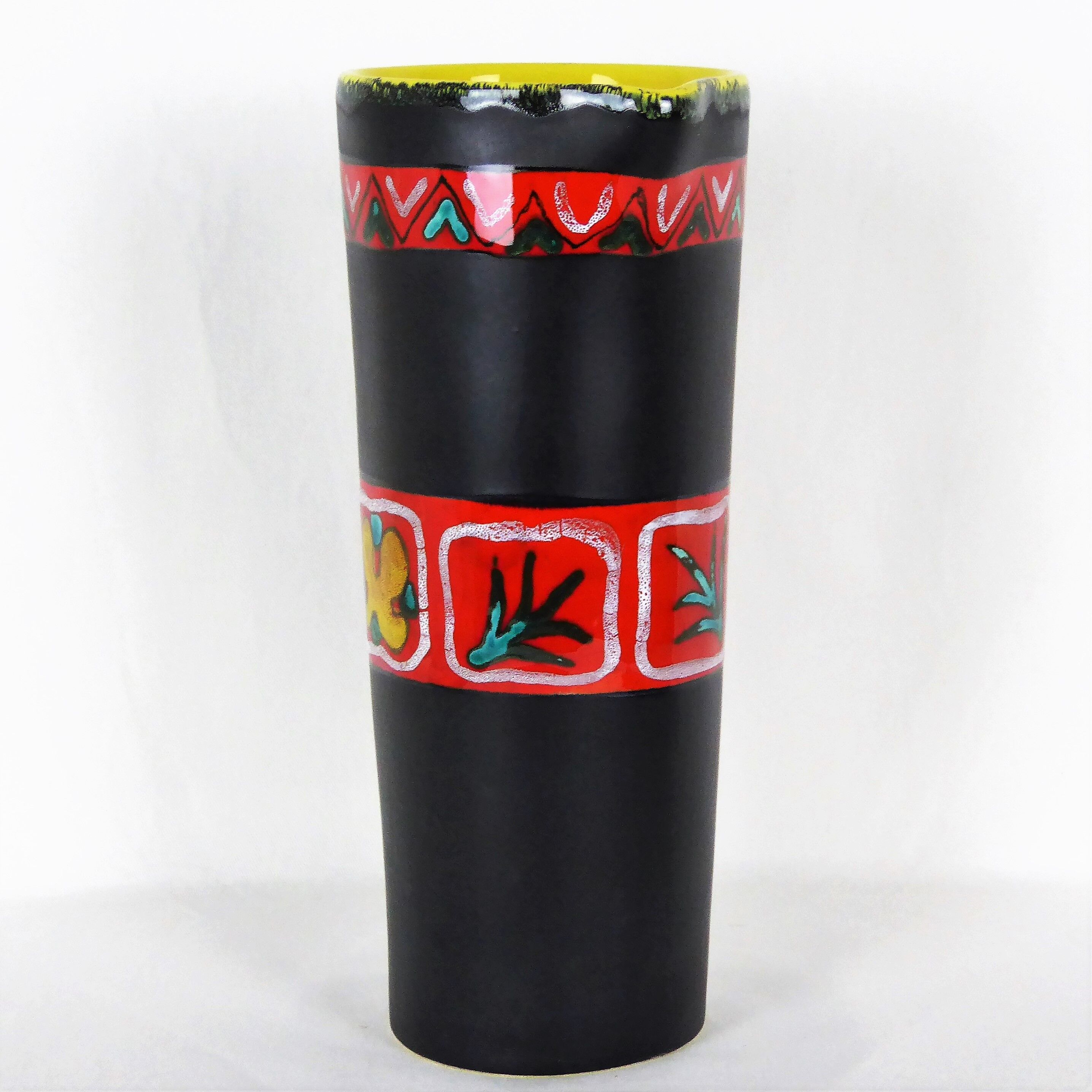 Ceramic pitcher vase Fourmentin Vallauris 1950