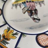 2 Henriot Quimper plates