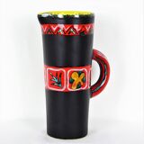 Ceramic pitcher vase Fourmentin Vallauris 1950