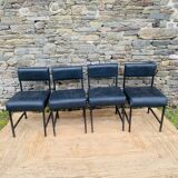 Ensemble de 4 chauffeuses modernistes