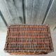 Vintage wicker travel basket