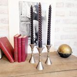Trio of candlesticks