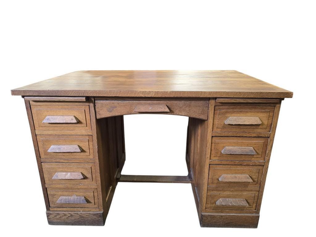 Vintage solid wood desk