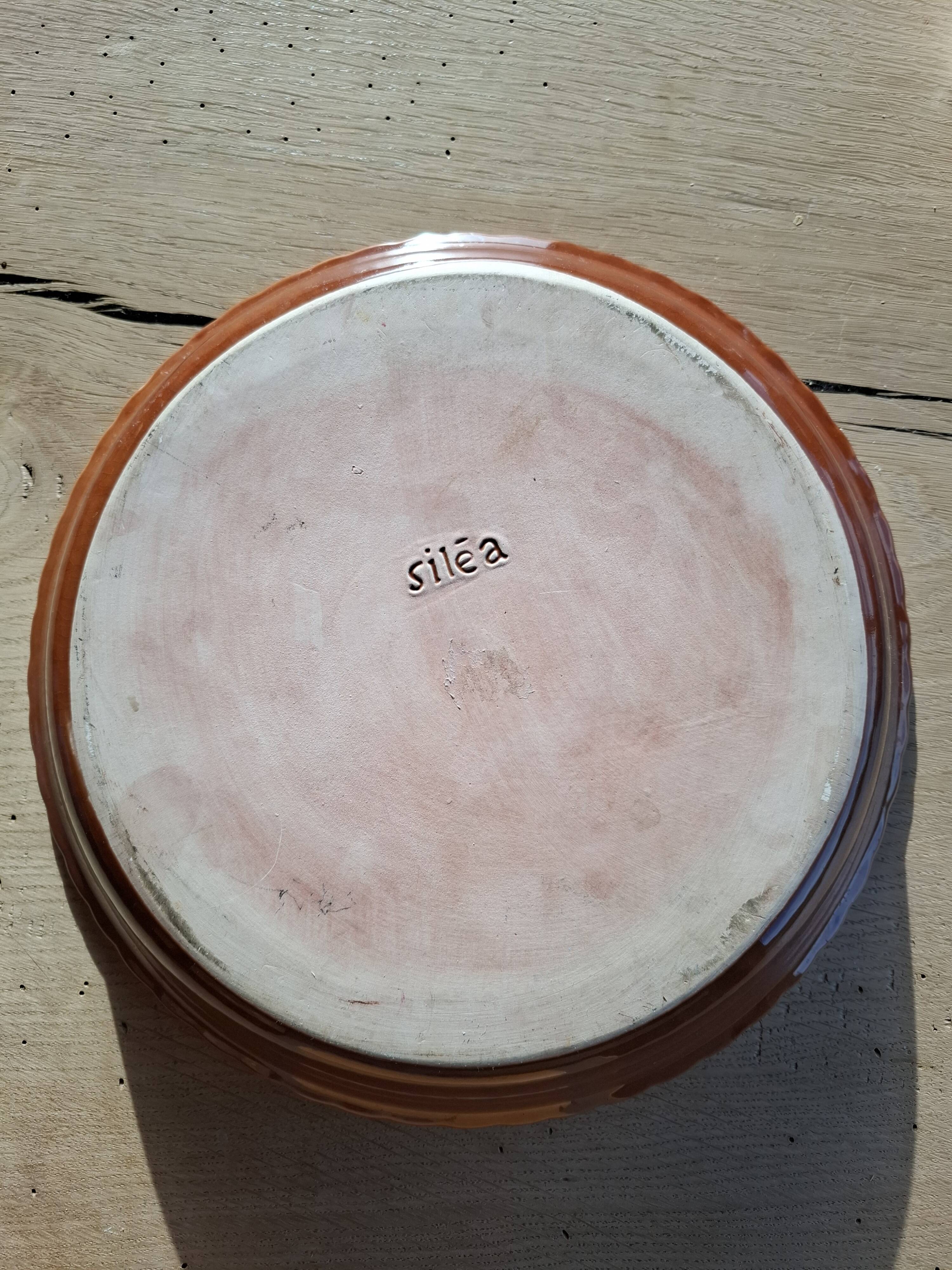 Silea pie dish in earthenware - Multi-fruit patterns