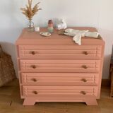 Vintage dresser pink blush