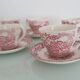 Myotts Country Life Set of 6 Cups and Saucers - England