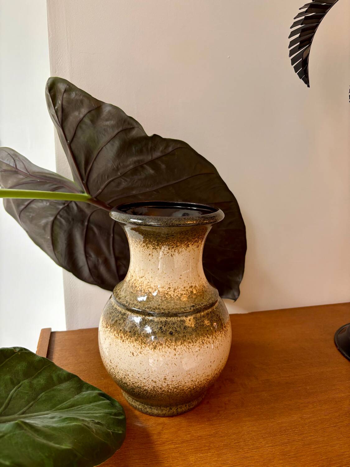 Large vase West Germany Scheurich 296-26 – vintage ceramic 1970
