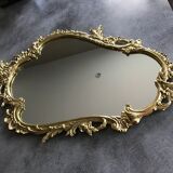 Miroir in bronze gilded style rocaille 68 x 42 cm