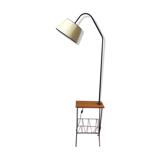 Floor lamp , scoubidou, and black painted metal