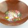Enameled copper plate bowl, Germany, 1960s