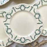 7 plates Terre de fer Longchamp model Villey