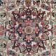 Handmade Pakistani wool and silk rug 122x77cm