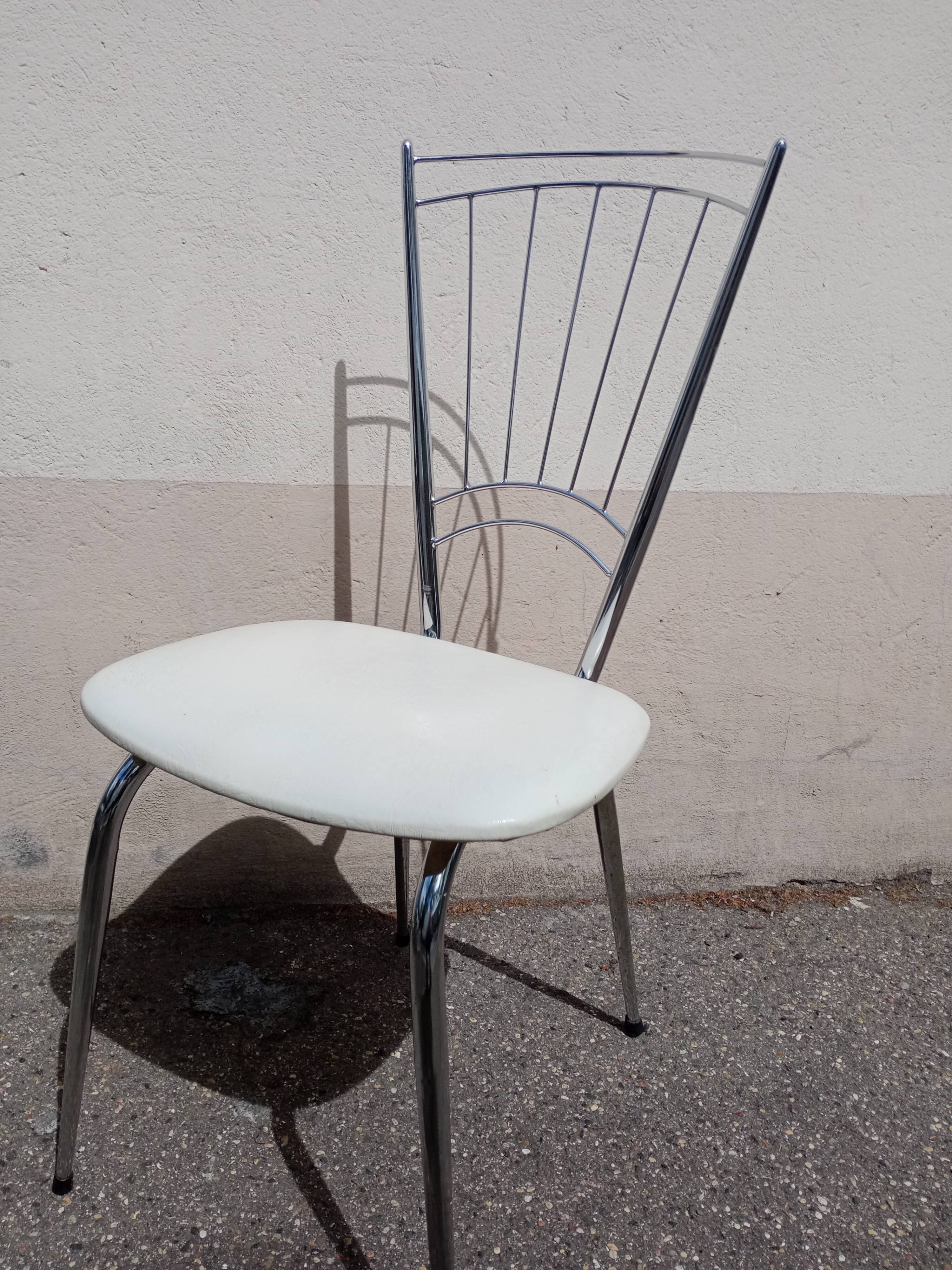 Table et chaises cuisine années 70