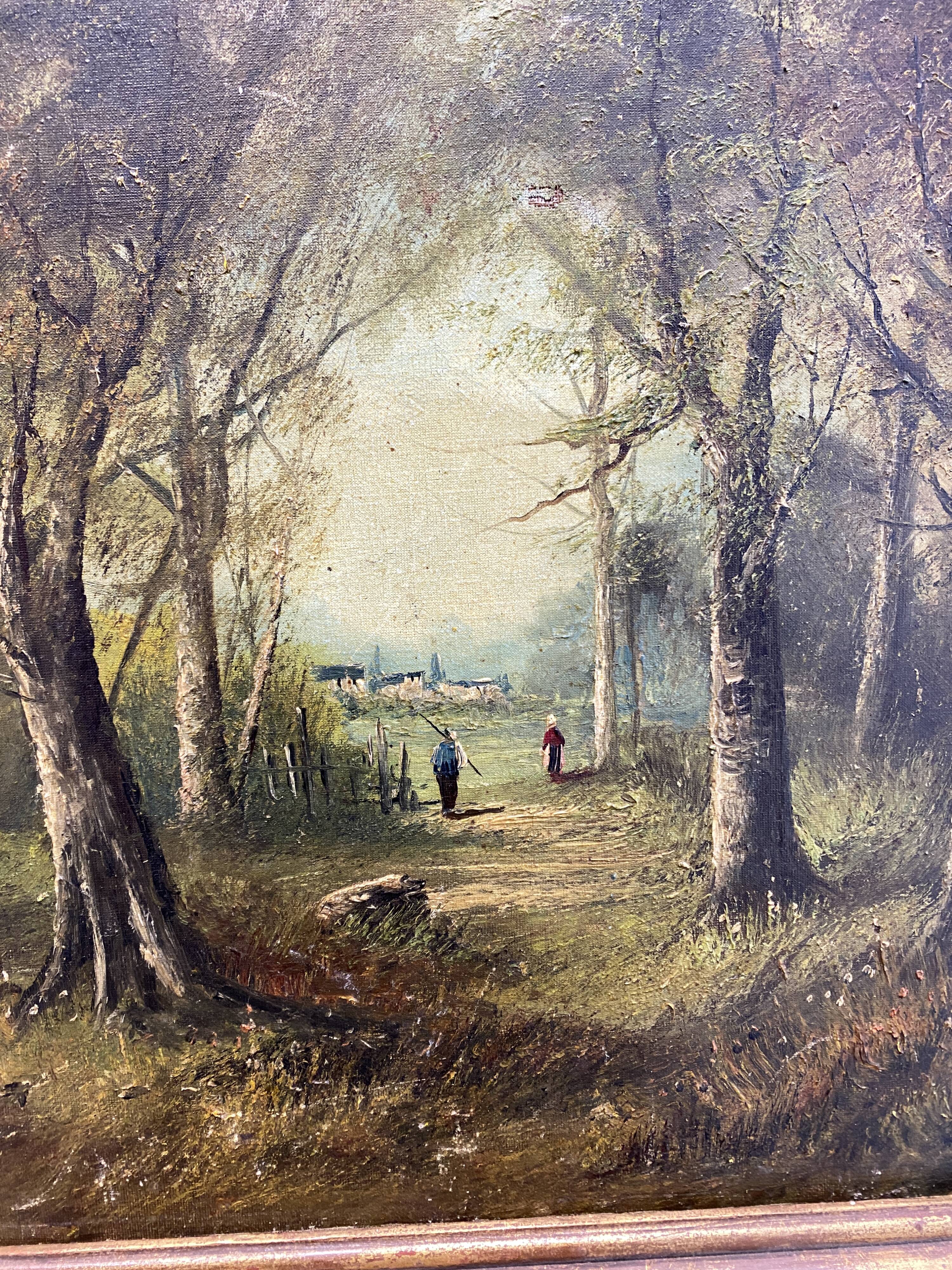 Forest landscape nineteenth century