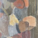 Oil on canvas stylized bouquet