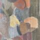 Oil on canvas stylized bouquet
