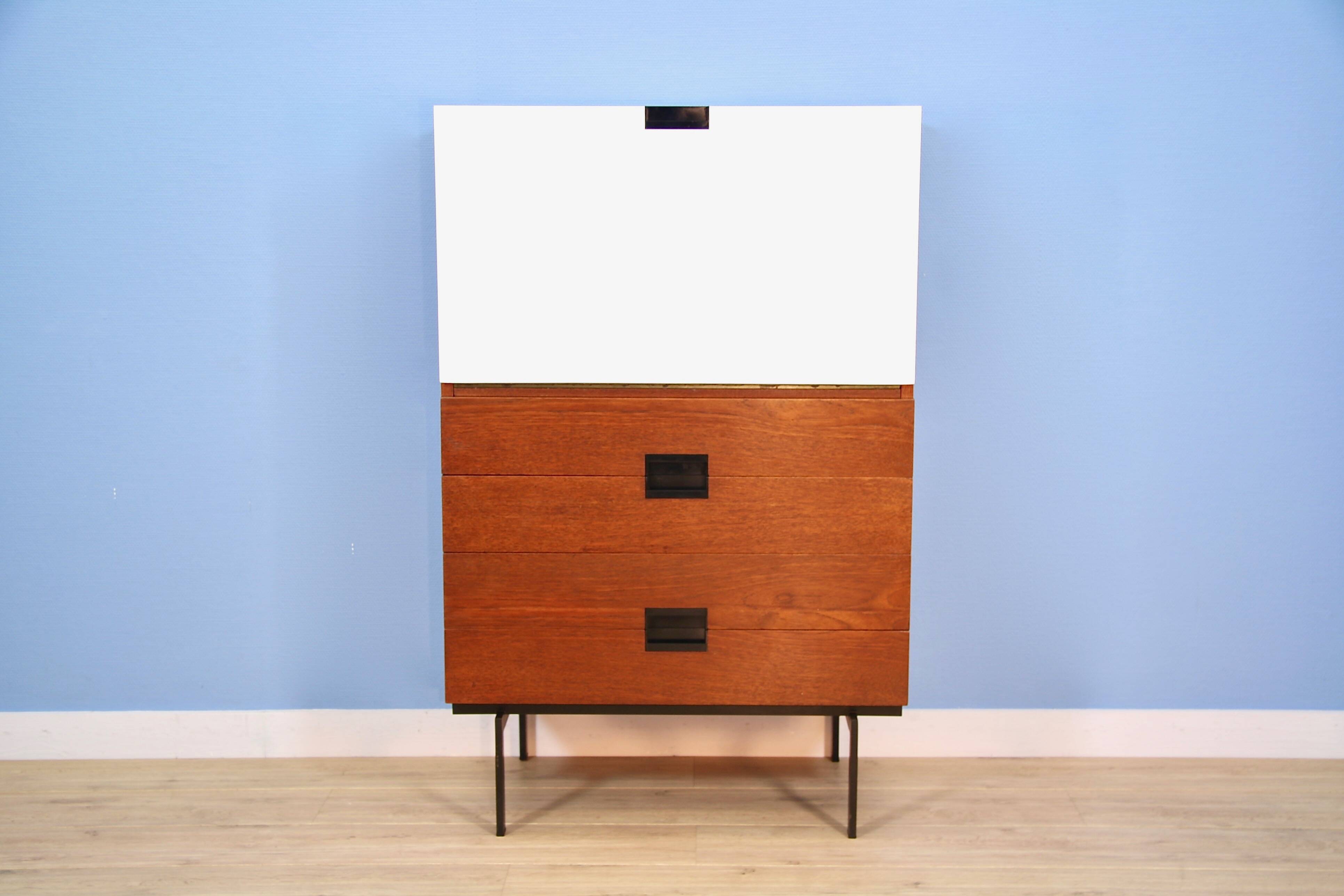Dutch CU07 cabinet in teak, Japanese series, Cees Braakman for Pastoe, 1950